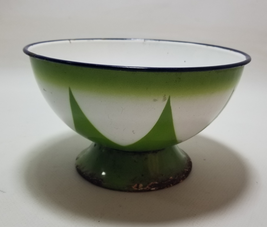 OSMANLI DÖNEMİ EMAYE BÜYÜK BOY OSMANLI YILDIZLI KASE