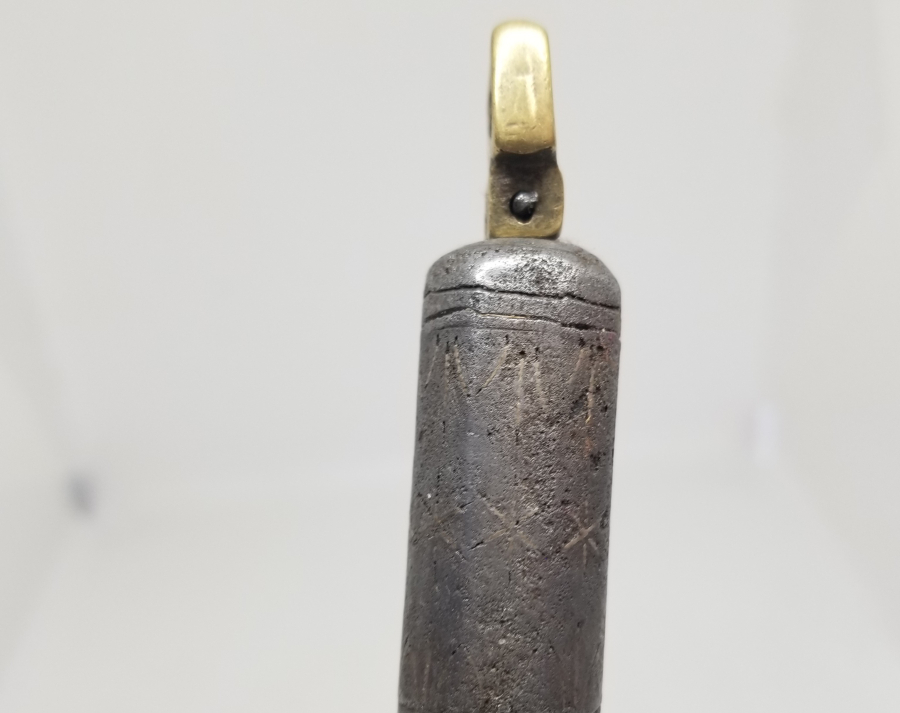 ÜZERİ GÜMÜŞ ÇAKMA İŞÇİLİKLİ OSMANLI DÖNEMİ YENİÇERİ BARUTÖLÇER