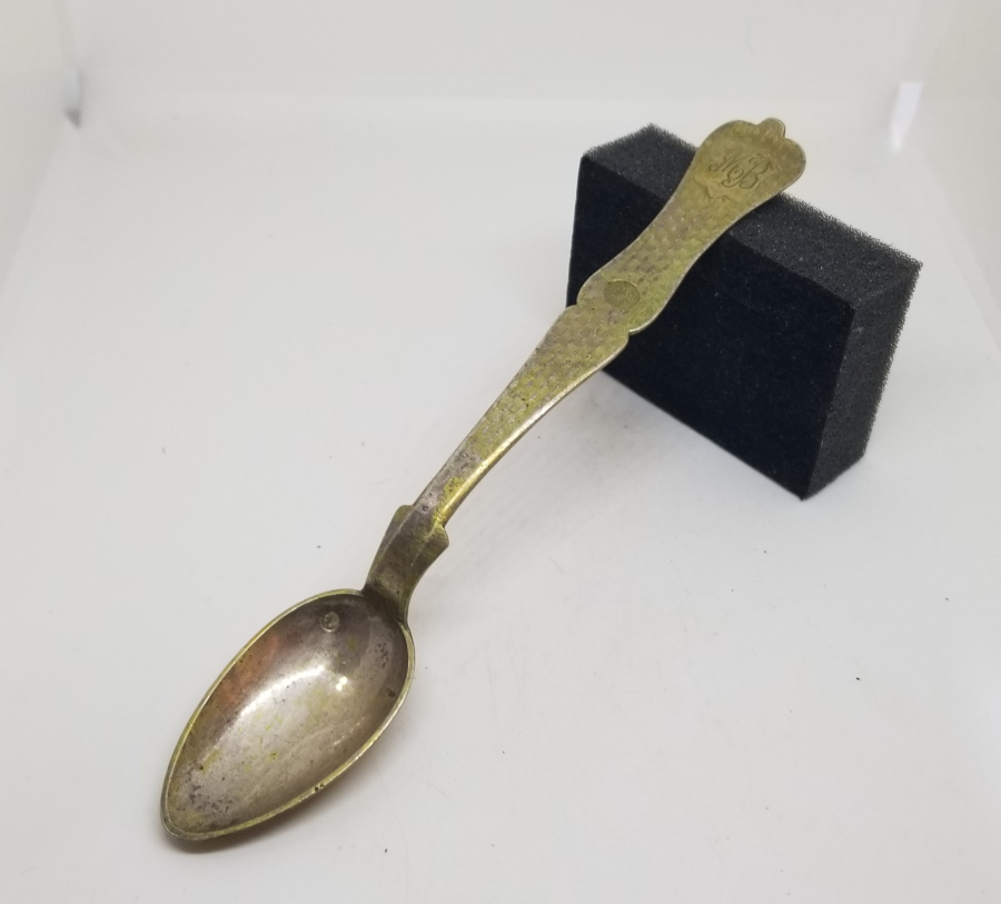 ABDÜLHAMİD HAN DÖNEMİ AZNAVUR İŞÇİLİKLİ TUĞRALI GÜMÜŞ KAŞIK