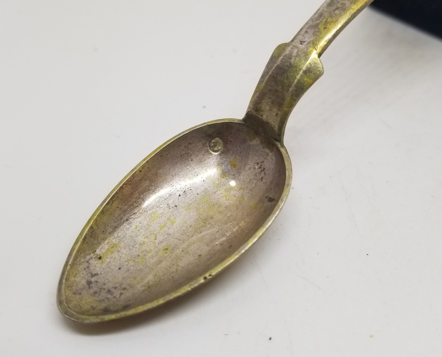 ABDÜLHAMİD HAN DÖNEMİ AZNAVUR İŞÇİLİKLİ TUĞRALI GÜMÜŞ KAŞIK