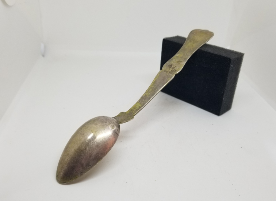 ABDÜLHAMİD HAN DÖNEMİ AZNAVUR İŞÇİLİKLİ TUĞRALI GÜMÜŞ KAŞIK