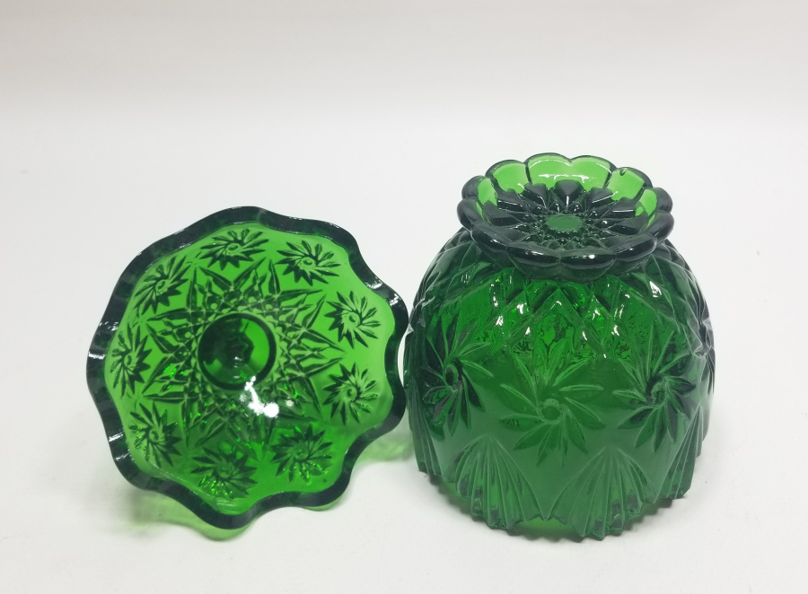 OSMANLI DÖNEMİ KABARTMA İŞÇİLİKLİ NADİR FORMDA KAPAKLI MACUNLUK