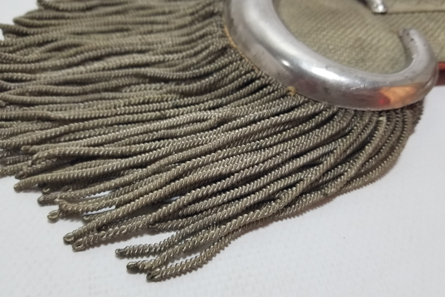 OSMANLI DÖNEMİ GÜMÜŞ SIRMALI ÇOK NADİR POLİS APOLETİ