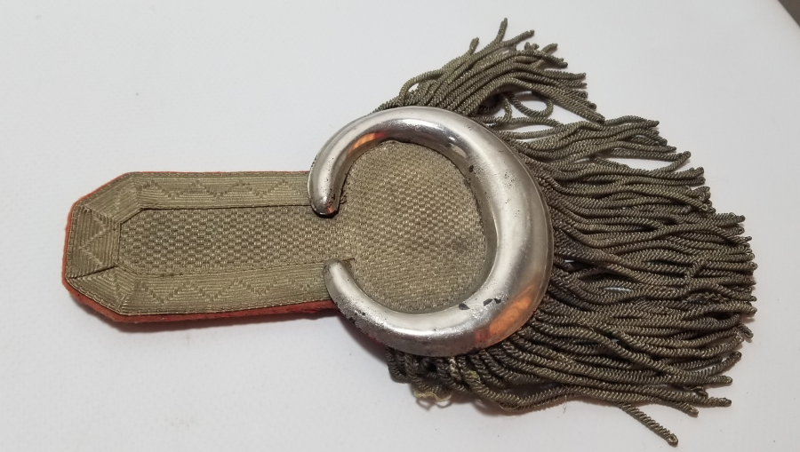 OSMANLI DÖNEMİ GÜMÜŞ SIRMALI ÇOK NADİR POLİS APOLETİ