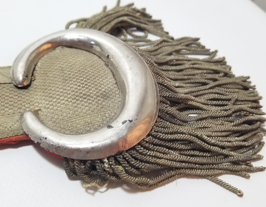 OSMANLI DÖNEMİ GÜMÜŞ SIRMALI ÇOK NADİR POLİS APOLETİ