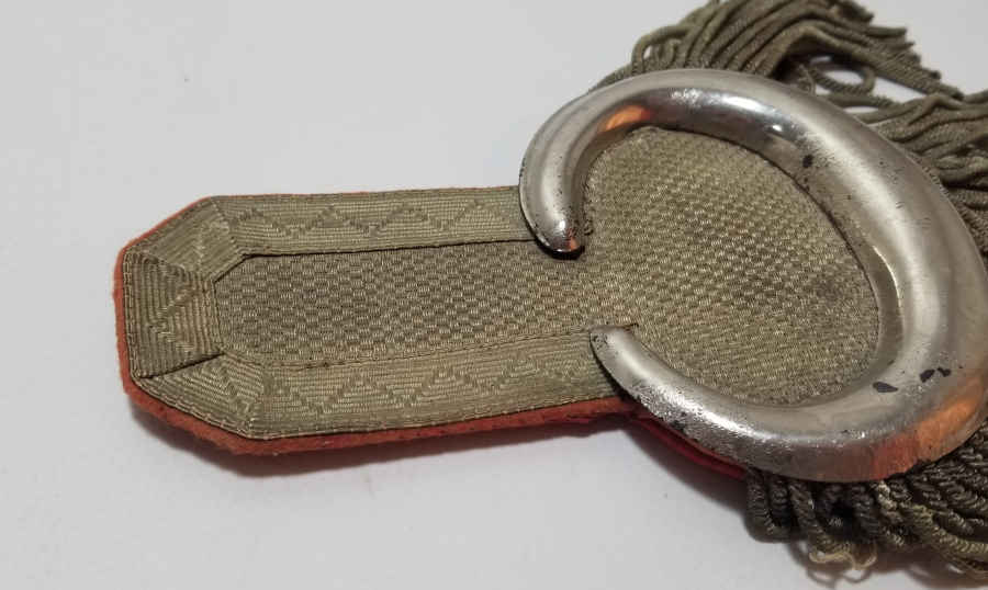 OSMANLI DÖNEMİ GÜMÜŞ SIRMALI ÇOK NADİR POLİS APOLETİ