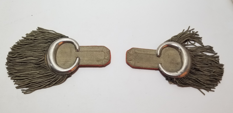 OSMANLI DÖNEMİ GÜMÜŞ SIRMALI ÇOK NADİR POLİS APOLETİ