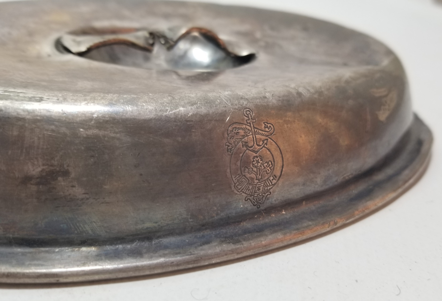 ÜZERİ OSMANLICA YAZILI VE DENİZ ÇIPALI NADİR SEFERTASI KAPAĞI