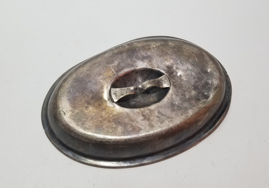 ÜZERİ OSMANLICA YAZILI VE DENİZ ÇIPALI NADİR SEFERTASI KAPAĞI