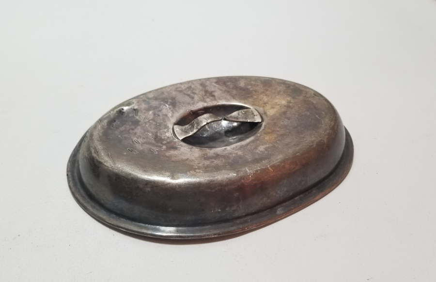 ÜZERİ OSMANLICA YAZILI VE DENİZ ÇIPALI NADİR SEFERTASI KAPAĞI