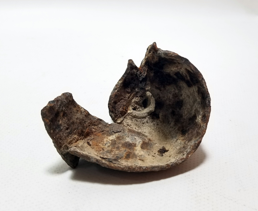 1. DÜNYA SAVAŞI DÖNEMİ NADİR TİPTE PATLAMIŞ FRANSIZ TOP MERMİSİ BAŞLIĞI