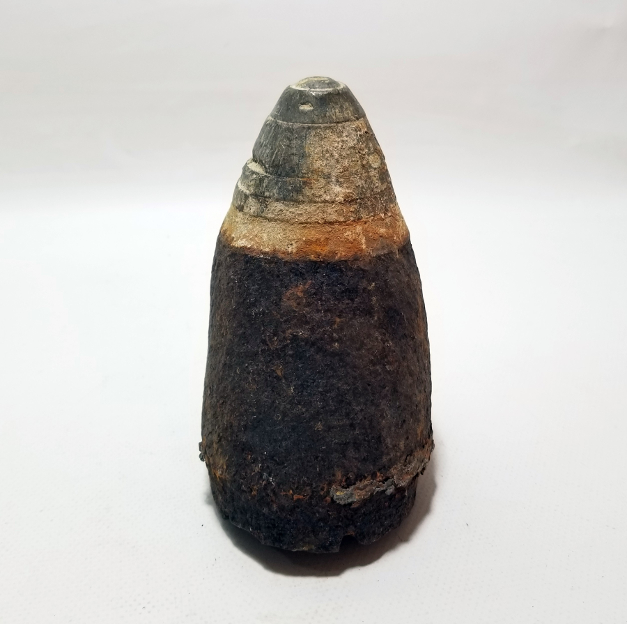 1. DÜNYA SAVAŞI DÖNEMİ NADİR TİPTE OSMANLI TOP MERMİSİ BAŞLIĞI