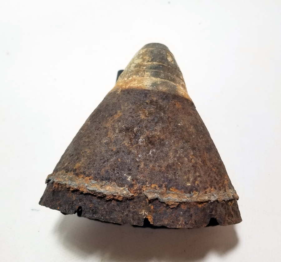 1. DÜNYA SAVAŞI DÖNEMİ NADİR TİPTE OSMANLI TOP MERMİSİ BAŞLIĞI