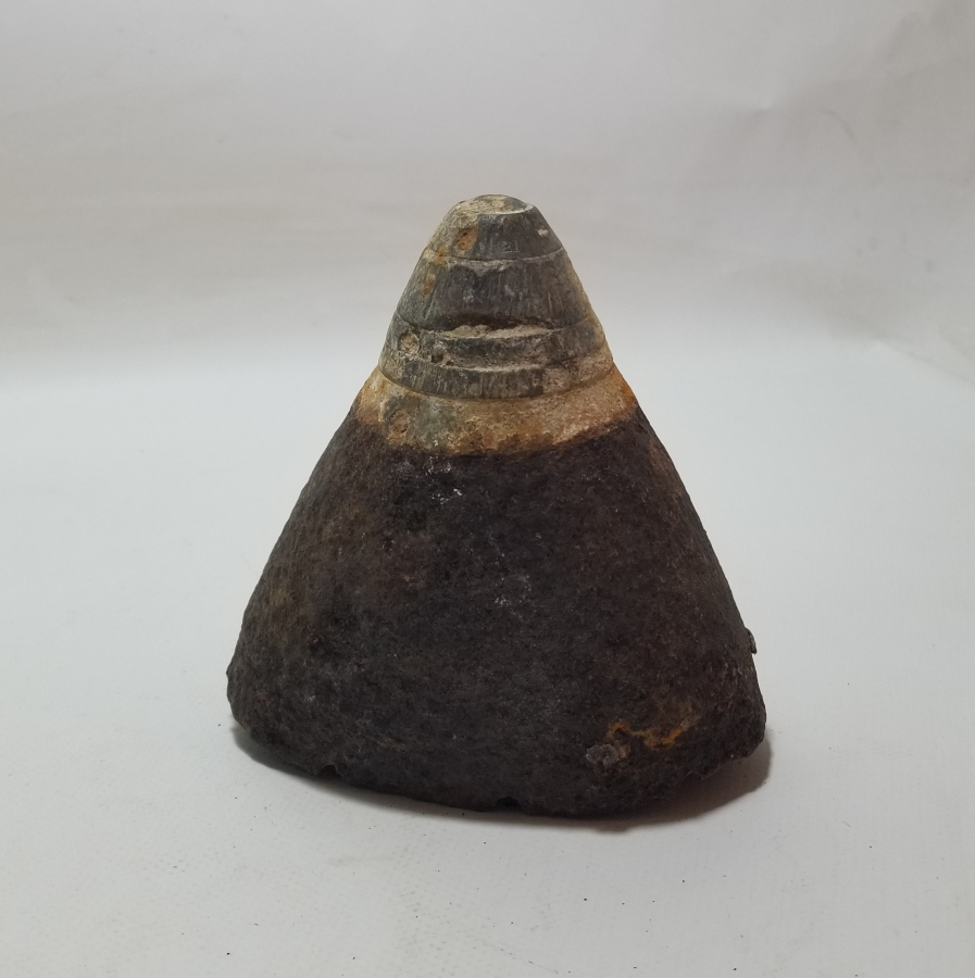 1. DÜNYA SAVAŞI DÖNEMİ NADİR TİPTE OSMANLI TOP MERMİSİ BAŞLIĞI