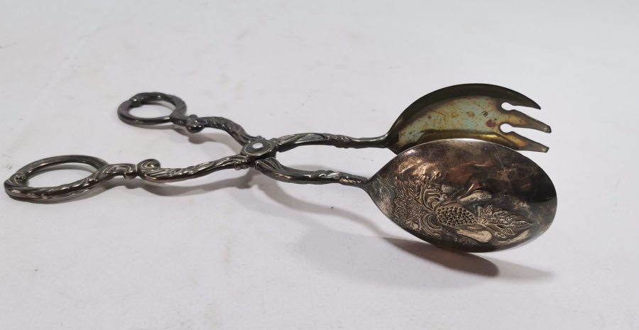 GÜMÜŞ KAPLAMA ANTİKA SERVİS MAŞASI