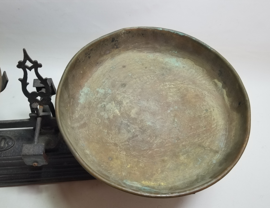 CUMHURİYET BAŞLARI EL YAPIMI ANTİKA TERAZİ