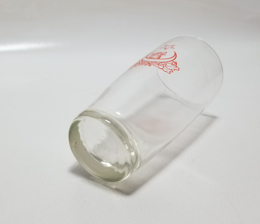 CUMHURİYET BAŞLARI ÇOK NADİR ÜZERİ BOZKURT VE AY YILDIZLI BARDAK