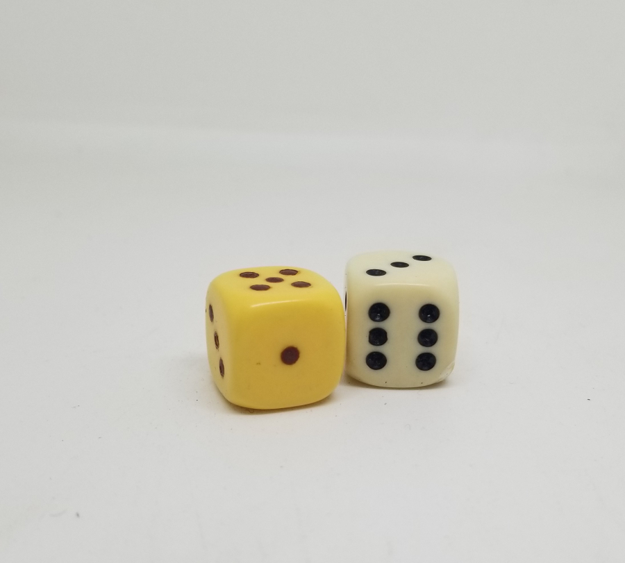 2 ADET ANTİKA KATALİN ZAR