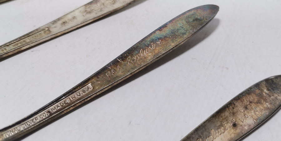 GÜMÜŞ KAPLAMA ANTİKA ÇATAL - KAŞIK SETİ