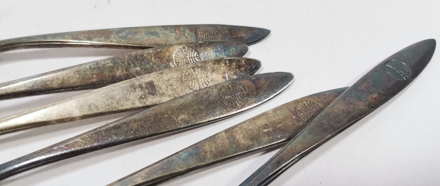 GÜMÜŞ KAPLAMA ANTİKA ÇATAL - KAŞIK SETİ