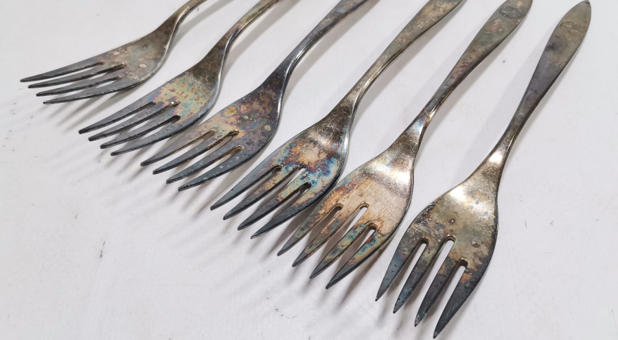 GÜMÜŞ KAPLAMA ANTİKA ÇATAL - KAŞIK SETİ