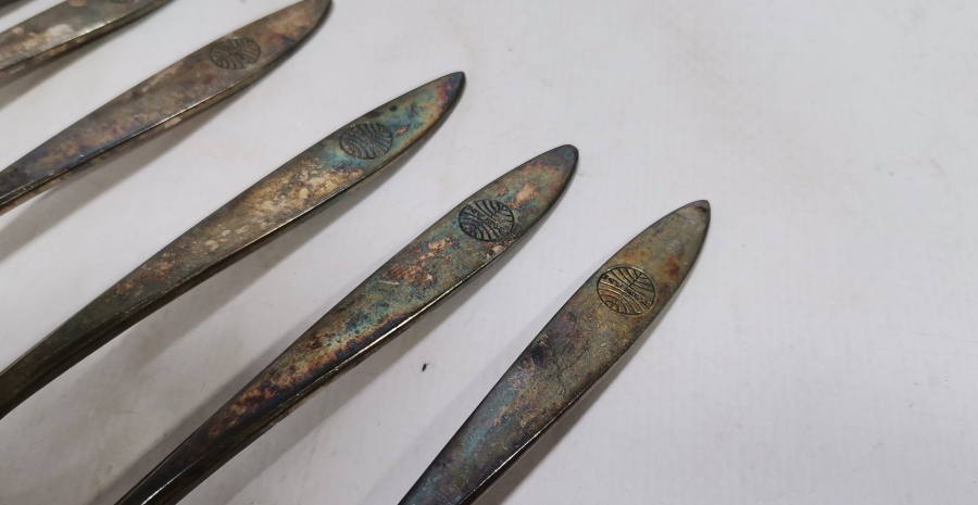 GÜMÜŞ KAPLAMA ANTİKA ÇATAL - KAŞIK SETİ