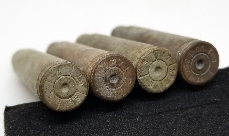 1. DÜNYA SAVAŞI İNGİLİZ MAVZER MERMİSİ KOVANI LOTU