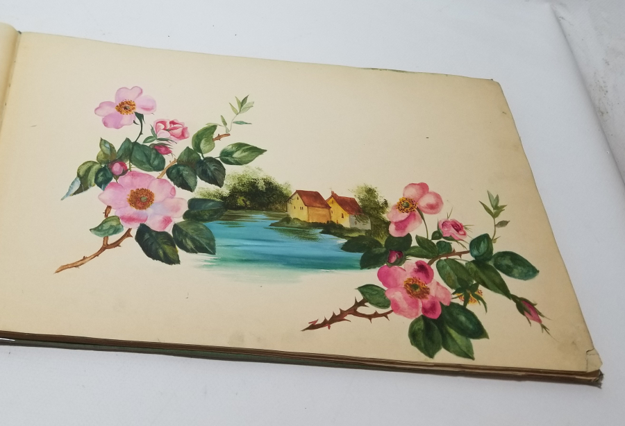 OSMANLI DÖNEMİ DEV BOYDA ÜZERİ OSMANLI DEVLET ARMALI RESİM DEFTERİ