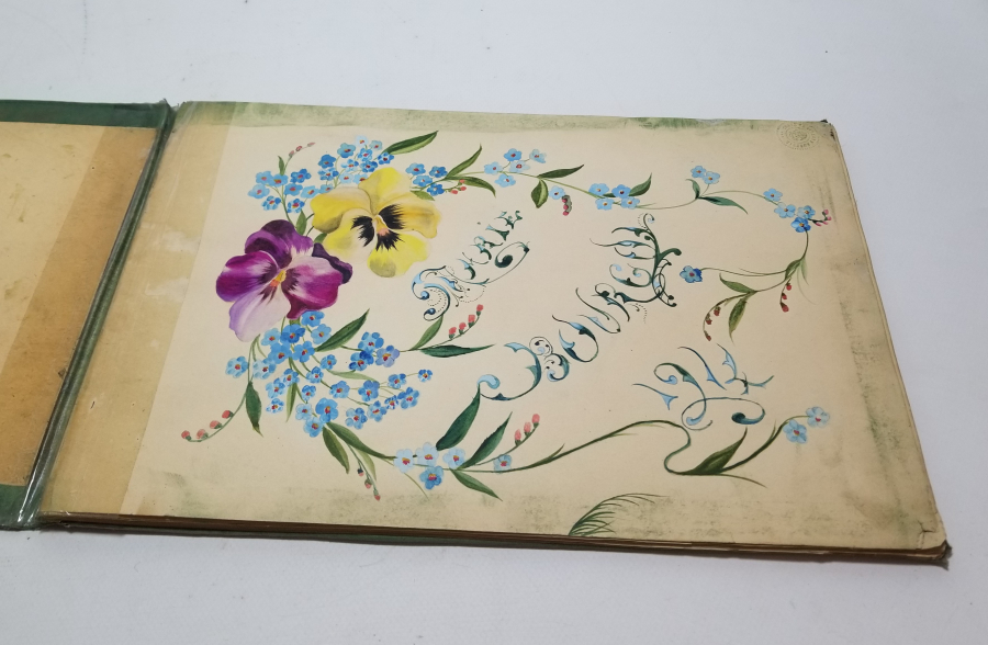 OSMANLI DÖNEMİ DEV BOYDA ÜZERİ OSMANLI DEVLET ARMALI RESİM DEFTERİ