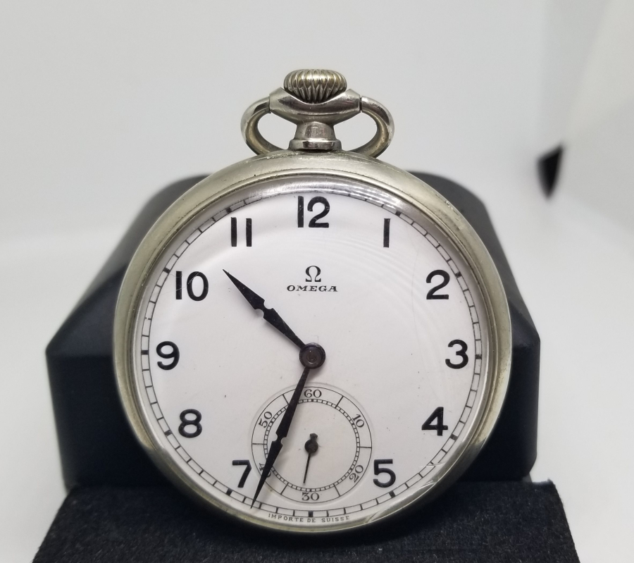 KURMALI ANTİKA OMEGA CEP SAATİ