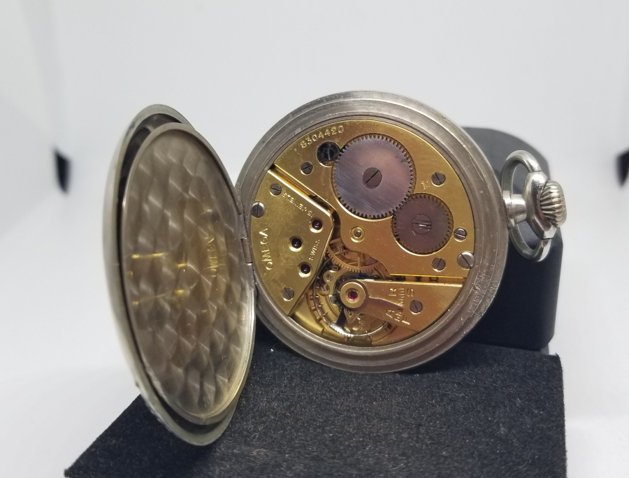 KURMALI ANTİKA OMEGA CEP SAATİ