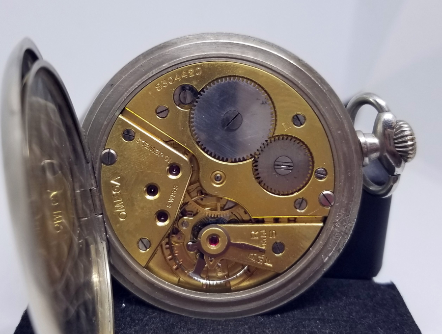 KURMALI ANTİKA OMEGA CEP SAATİ