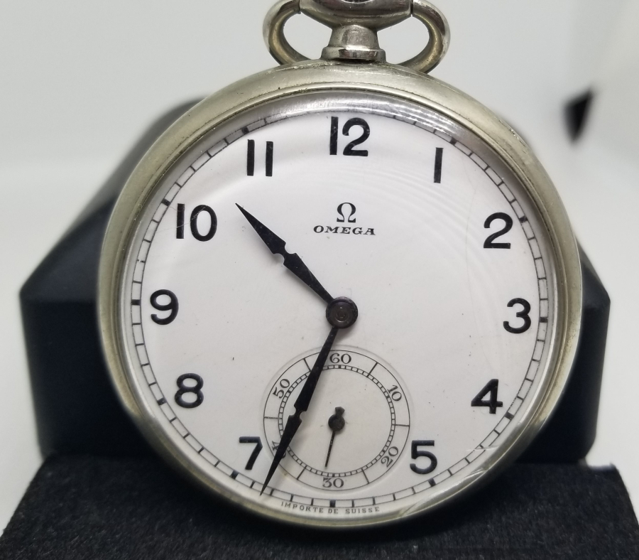 KURMALI ANTİKA OMEGA CEP SAATİ