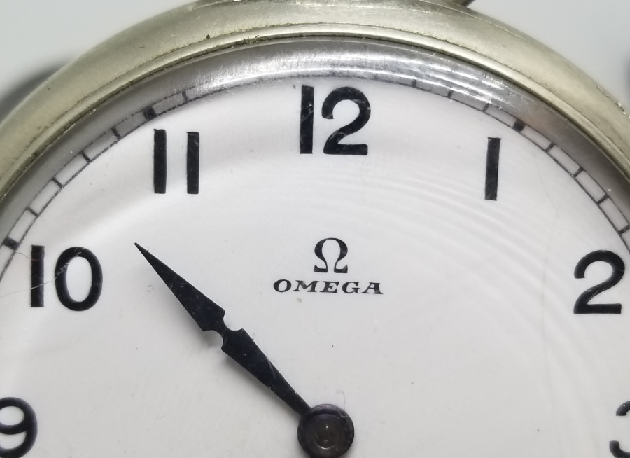 KURMALI ANTİKA OMEGA CEP SAATİ