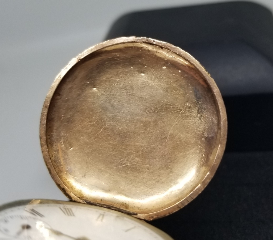 WALTHAM MARKA ALTIN KAPLAMA KURMALI AMERİKAN CEP SAATİ