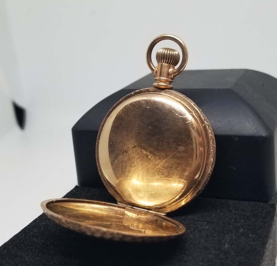 WALTHAM MARKA ALTIN KAPLAMA KURMALI AMERİKAN CEP SAATİ