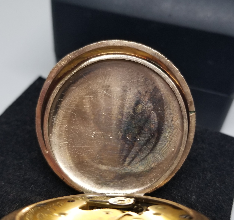 WALTHAM MARKA ALTIN KAPLAMA KURMALI AMERİKAN CEP SAATİ