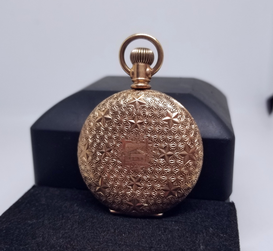 WALTHAM MARKA ALTIN KAPLAMA KURMALI AMERİKAN CEP SAATİ