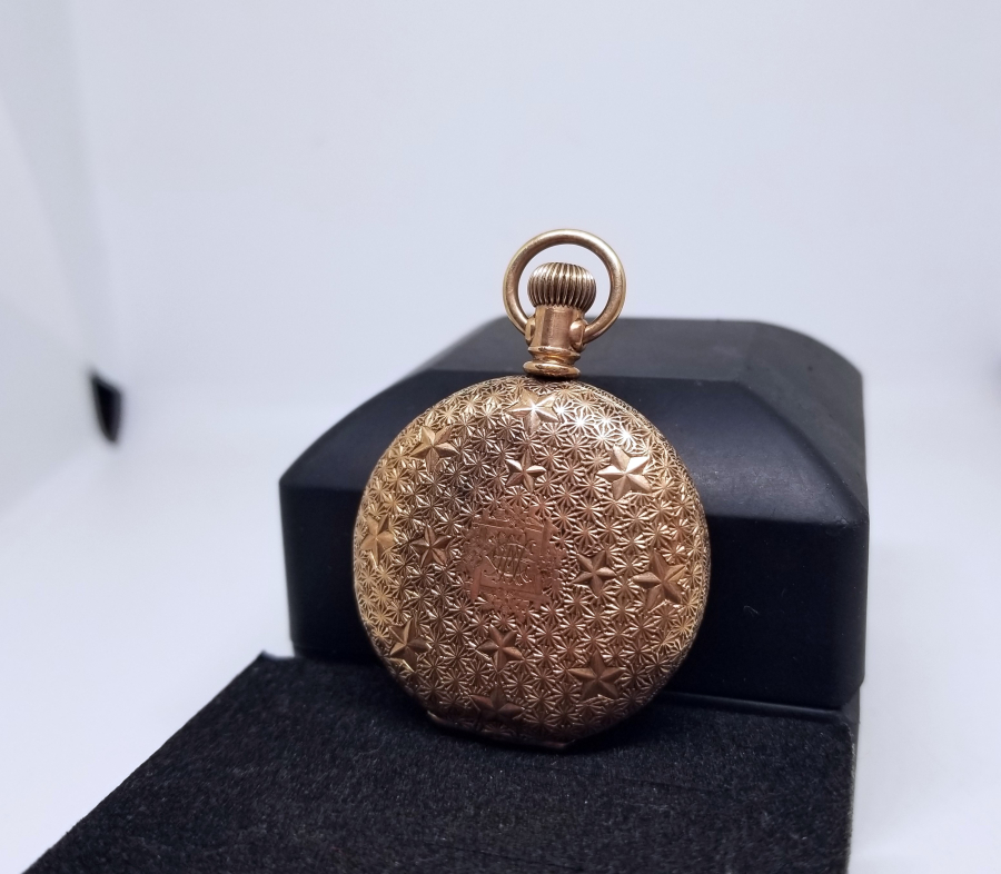 WALTHAM MARKA ALTIN KAPLAMA KURMALI AMERİKAN CEP SAATİ