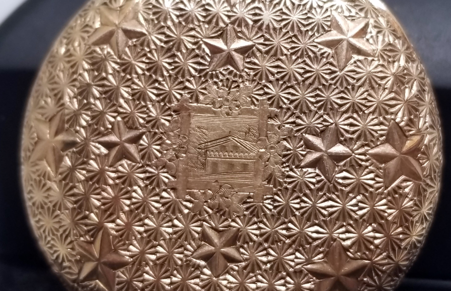 WALTHAM MARKA ALTIN KAPLAMA KURMALI AMERİKAN CEP SAATİ