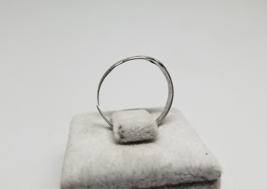 OSMANLI DÖNEMİ ÜZERİ AY YILDIZLI GÜMÜŞ YÜZÜK