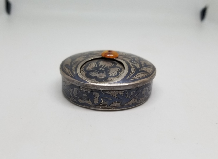 OSMANLI DÖNEMİ GÜMÜŞ ENFİYE KUTUSU