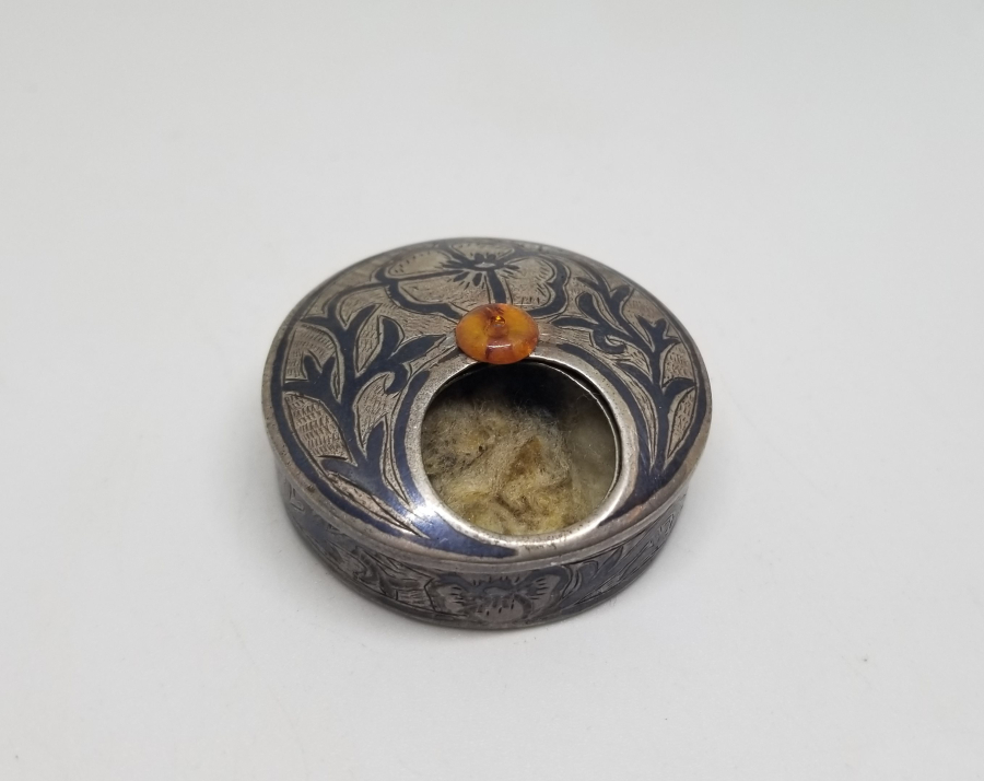 OSMANLI DÖNEMİ GÜMÜŞ ENFİYE KUTUSU