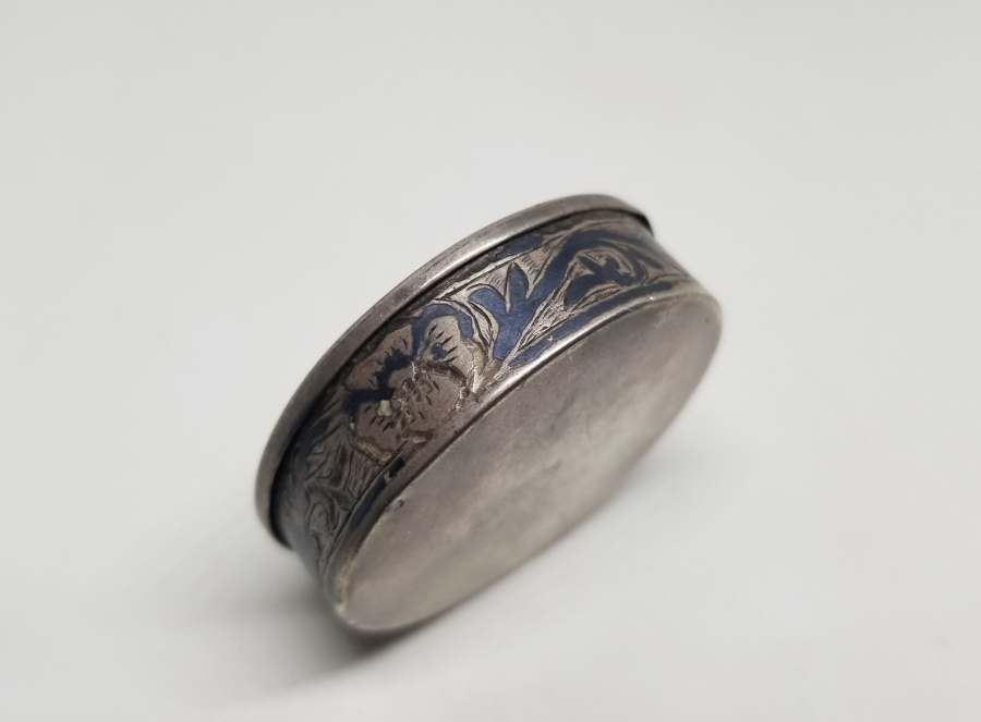 OSMANLI DÖNEMİ GÜMÜŞ ENFİYE KUTUSU