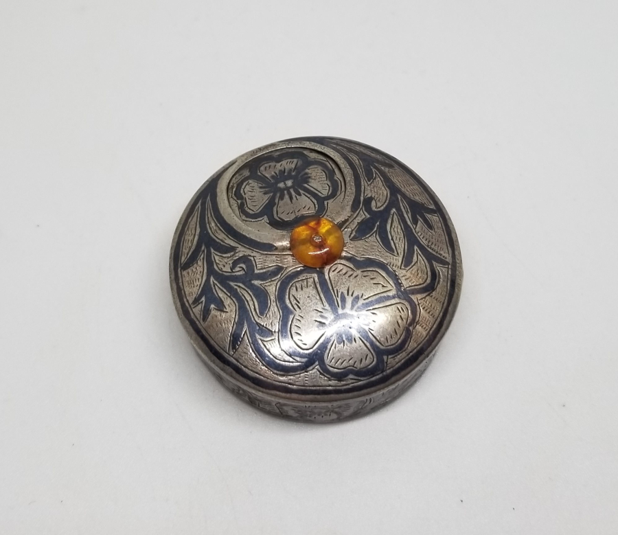 OSMANLI DÖNEMİ GÜMÜŞ ENFİYE KUTUSU