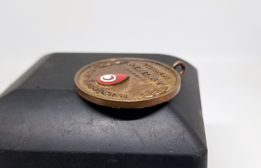 ÜZERİ MİNELİ KIZILAY KAN BAĞIŞÇISI MADALYASI