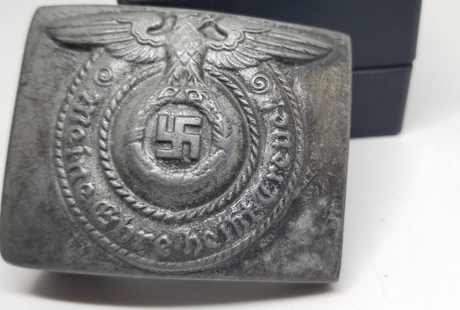 2. DÜNYA SAVAŞI DÖNEMİ NADİR NAZİ SUBAY KEMER TOKASI