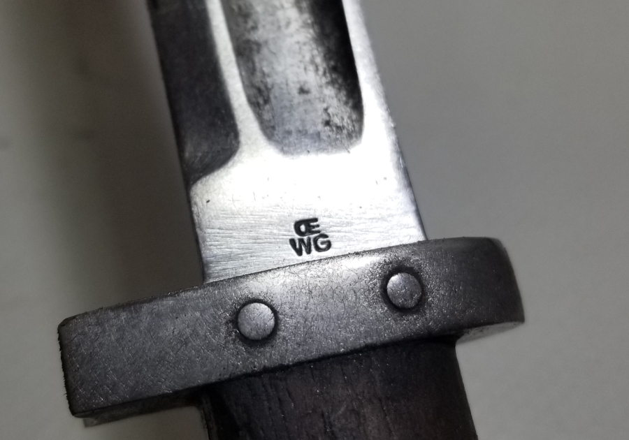 ÜZERİ OSMANLICA DAMGALI 1. DÜNYA SAVAŞI DÖNEMİ ÇOK NADİR SUBAY SÜNGÜSÜ