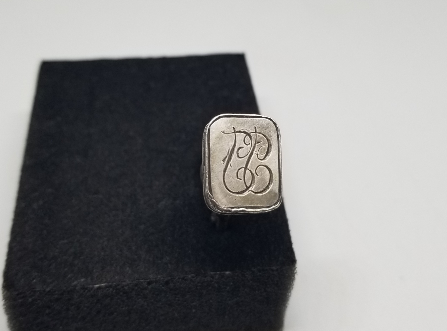 OSMANLI DÖNEMİ LEVANTEN GÜMÜŞ MUM MÜHRÜ