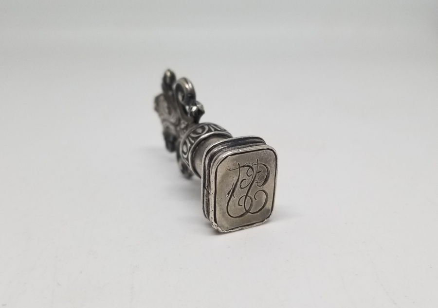 OSMANLI DÖNEMİ LEVANTEN GÜMÜŞ MUM MÜHRÜ